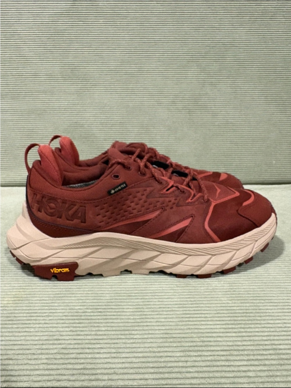 NEW HOKA Women's Red hiking shoes - without box